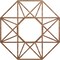 Ekena Millwork Guardian Wood Fretwork Pierced Ceiling Medallion, Walnut, 22"OD x 8 1/2"ID x 3/8"T CMWP22X22X0375GDWA - alternate 1